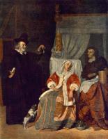 Metsu, Gabriel - Visit of the Physician